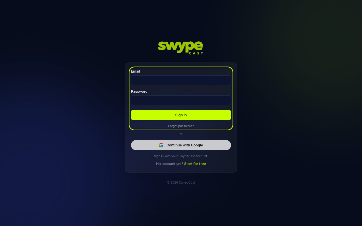 login